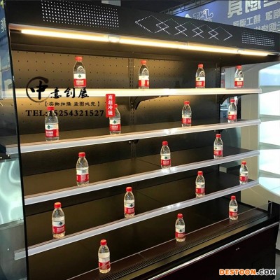 中意创展-辽宁朝阳风幕柜水果保鲜柜冷藏柜商用展示柜超市饮料冷柜立式麻辣烫点菜柜