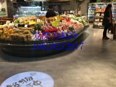 爱冻力水果风幕柜 超市冷冻柜  便利店冷藏柜全国联保