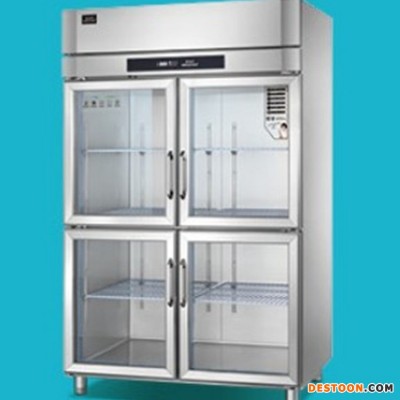 冰立方商用冷柜 S1.0G4四门冷藏展示柜 欧款陈列柜 四玻璃门冷藏柜