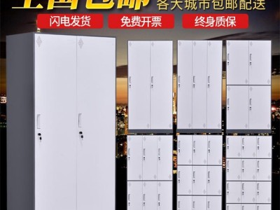 重庆钢制员工工衣柜 铁皮储物柜 寄存包柜 宿舍鞋柜碗柜 办公柜