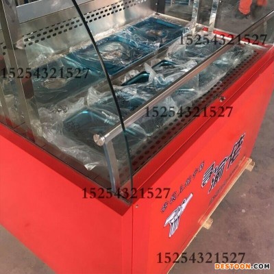 中意创展-许昌市廖记棒棒鸡串串自选柜钵钵鸡冷串展示柜开心猫卧式直冷串串冷藏柜