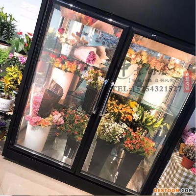 中意创展-轻能鲜花保鲜柜花店鲜花柜冷藏柜鲜花展示柜双门风冷商用冰箱冷柜