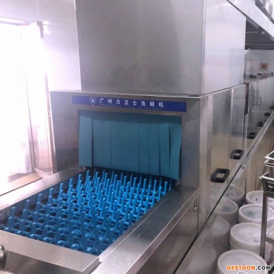 力卫士工厂食堂洗碗机 全自动洗碗机厂家 仅需两人洗碗 干净洁白