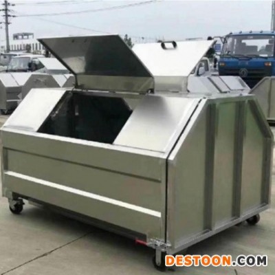 3方勾臂垃圾箱 小型垃圾箱厂家批发 不锈钢小型垃圾箱现货供应