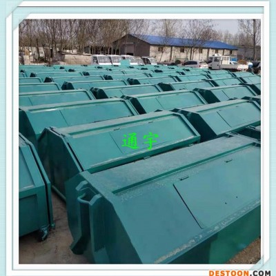 济宁垃圾箱方形垃圾箱勾臂垃圾箱品质市场