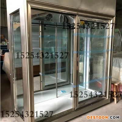 中意创展-鲜花冰柜冷藏保鲜展示柜花店冰箱立式三门商用直冷风冷藏柜