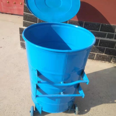 林静美台州240升垃圾桶 120升垃圾桶 可移动垃圾桶铁皮垃圾桶 挂车垃圾桶 铁质垃圾桶