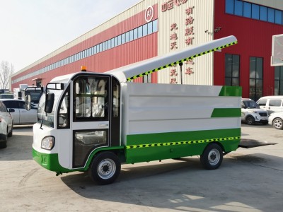 电动垃圾清运车 全封闭垃圾桶中转收集车 液压升降式尾板车 后桥驱动形式 永固威