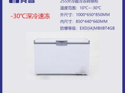 防爆冰柜BL-W255卧式防爆冰柜255L工业防爆冷冻冷藏柜其春电气图1