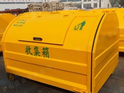 钩臂车垃圾箱 钩臂垃圾桶 垃圾车钩臂箱 3方勾臂垃圾箱 勾臂垃圾箱图1