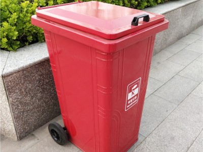 林静美梅州240升垃圾桶 120升垃圾桶 可移动垃圾桶铁皮垃圾桶 挂车垃圾桶 铁质垃圾桶
