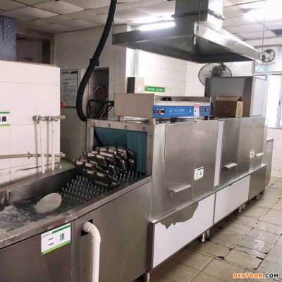 大型食堂洗碗机维修 全自动商用洗碗机价格 力卫士专业定制