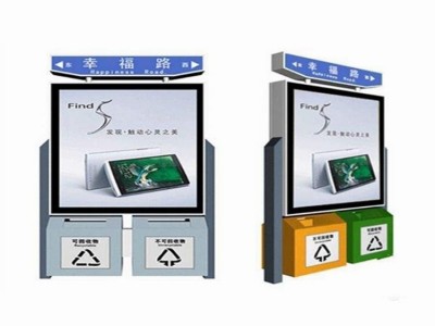 湘西垃圾箱灯箱厂家 广告垃圾箱 滚动广告灯箱 广告果皮箱 不锈钢广告垃圾箱 滚动灯箱 LED广告灯箱 同德广告 可定制图1