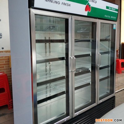 南凌冷柜保鲜王子LG-1000IIF立式三门饮料冷藏柜