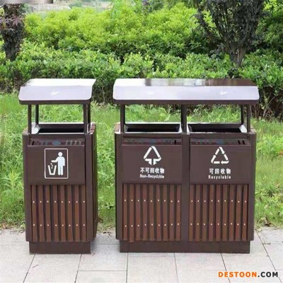 环卫环保不锈钢垃圾桶 镀锌板垃圾桶 户外使用大型垃圾桶 价格实惠