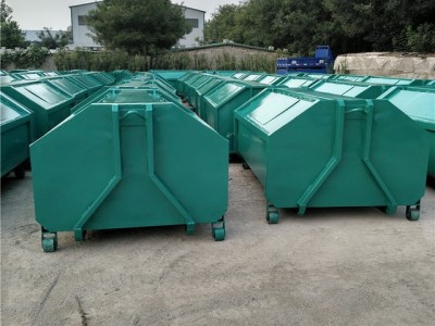 5吨户外大型环卫垃圾箱 街道户外垃圾中转箱 钩臂车垃圾箱正常定做