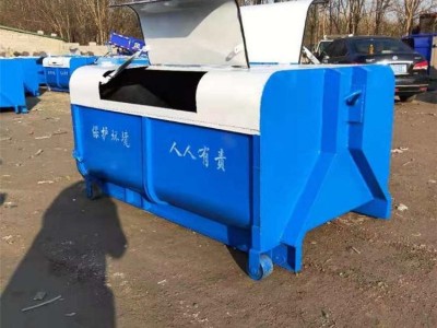 垃圾周转箱 祥腾环卫 5方垃圾箱  勾臂垃圾箱 镀锌板材 支持定制图1