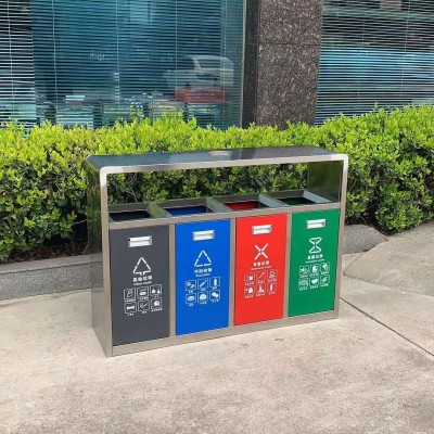 福建 干湿分离垃圾箱 果皮分类垃圾箱 出厂价格 南方分类垃圾桶