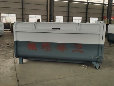 环卫城镇街道物业厨余用移动式垃圾箱配套垃圾车大型钩臂式垃圾箱图1