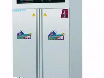 纳德厨房  商用厨房工程定制  不锈钢双门消毒柜图1