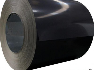海耐生产纯黑色PVC  VCM  PET覆膜钢板   消毒柜金属覆膜钢板