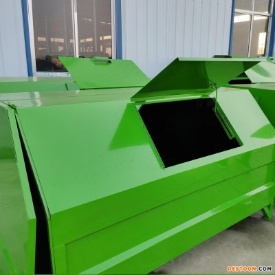销售环卫清洁用钩臂垃圾箱物业工厂用可移动式大型垃圾箱配套垃圾车
