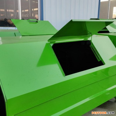 环卫景区村庄移动式垃圾箱配套垃圾车城镇小区用厨余清洁钩臂式大型垃圾箱