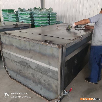 供应不锈钢垃圾箱 5方垃圾箱定制生产