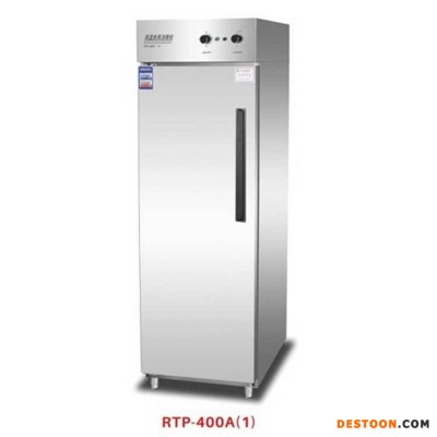 亿盟商用消毒柜 RTP-400A1高温远红外线消毒柜 单门不锈钢消毒柜 厨房餐具保洁柜