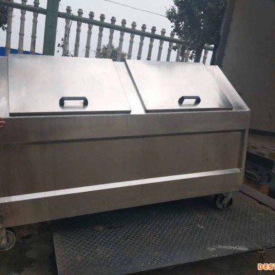 福建厦门2立方勾臂垃圾箱专业订做不锈钢垃圾箱厂家直销