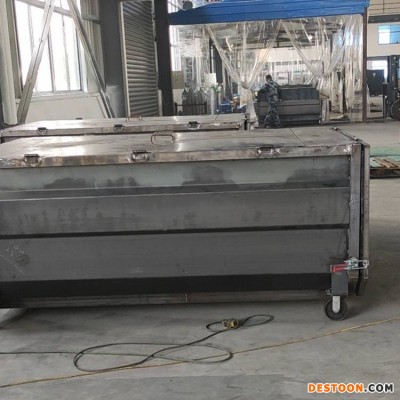 市政物业专用 钩臂垃圾箱 304不锈钢垃圾箱 定制生产