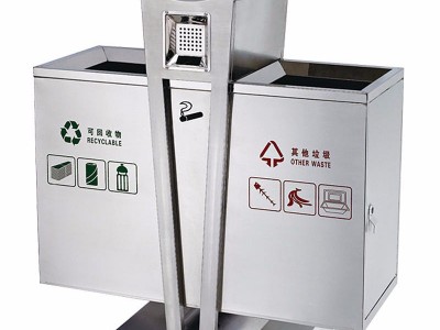 户外分类垃圾桶果皮箱环保240L小区垃圾箱学校公园分类垃圾箱厂家