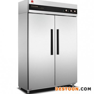 亿高商用消毒柜 RTP680A2-17双门高温消毒柜 不锈钢门餐具保洁柜 热风循环消毒柜