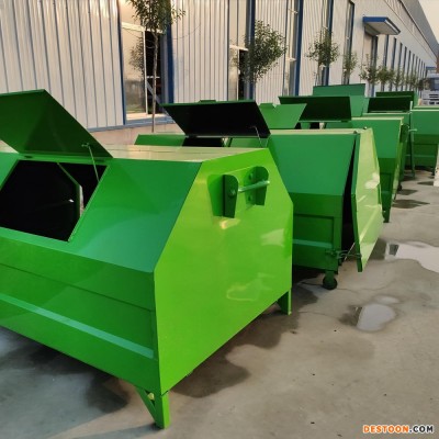 环卫移动式生活垃圾垃圾箱配套垃圾车城镇物业用大型钩臂式垃圾箱