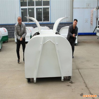 四川铁皮垃圾箱 35方垃圾箱 图片