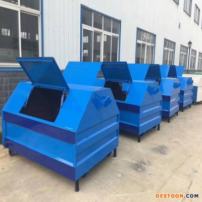 内蒙古不锈钢垃圾箱 5方垃圾箱 图片