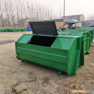 黑龙江 Q235碳钢垃圾箱 6方垃圾箱 规格齐全