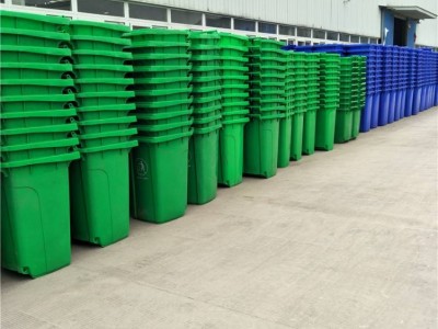 贵阳市塑业供应摇盖式垃圾桶厂家 环卫垃圾桶 培训室摇盖垃圾桶 街道带盖垃圾桶 公园摇盖塑料垃圾桶欢迎