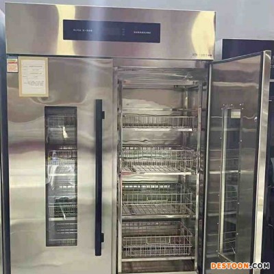 亿盟商用消毒柜 RTP-1300T工程款推车式消毒柜 双门高温餐具消毒柜