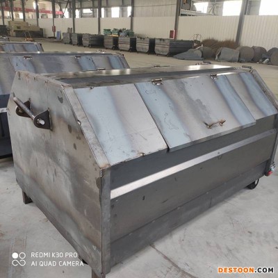 黑龙江 镀锌板垃圾箱 5方垃圾箱 质优价廉