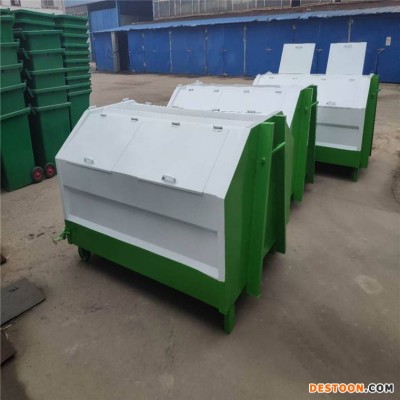 宁夏车载垃圾箱 35方垃圾箱 图片