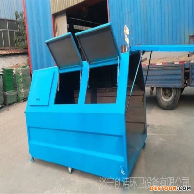 新疆勾臂式垃圾箱 4方垃圾箱 厂家供应