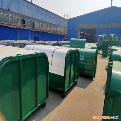 北京铁质垃圾箱 5方垃圾箱 尺寸