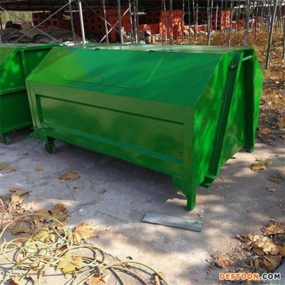 湖北钩臂式垃圾箱 35方垃圾箱 图片