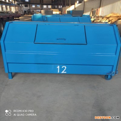 厂家供应铁皮垃圾箱 4方垃圾箱种类齐全