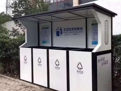 林昌机械 分类垃圾箱 宣传栏垃圾箱 厂家直销图1