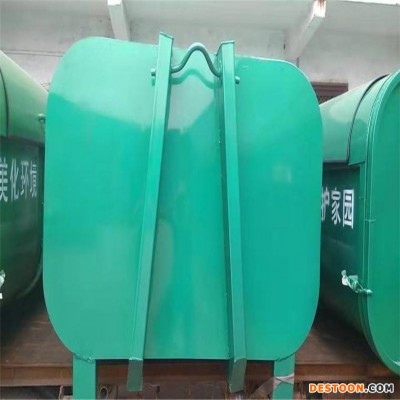 福建铁质垃圾箱 三方垃圾箱 尺寸
