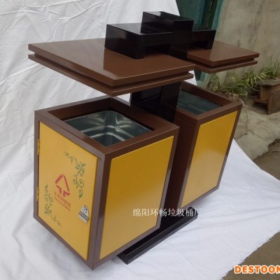 环畅新款垃圾桶全新上市 钢板垃圾桶 景区广告垃圾桶 文化类果皮箱