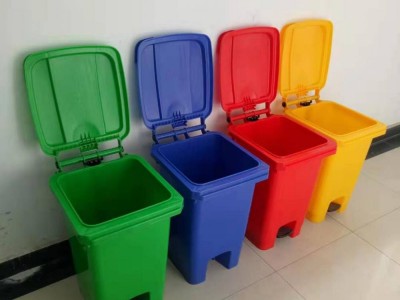 随州塑料垃圾桶60L脚踏垃圾桶室内垃圾桶图1