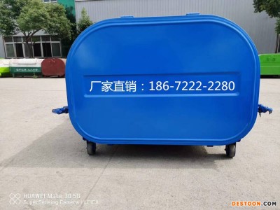 甘肃平凉农村专用勾臂垃圾箱户外勾臂垃圾箱全国包送图1